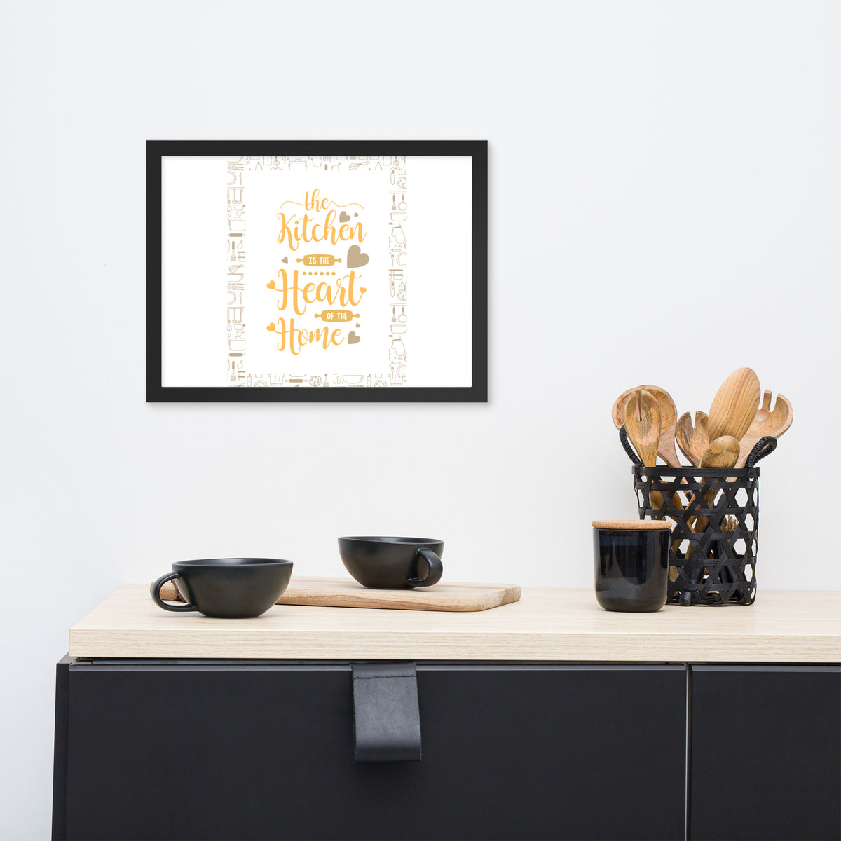 The Kitchen Is The Heart Of The Home poster