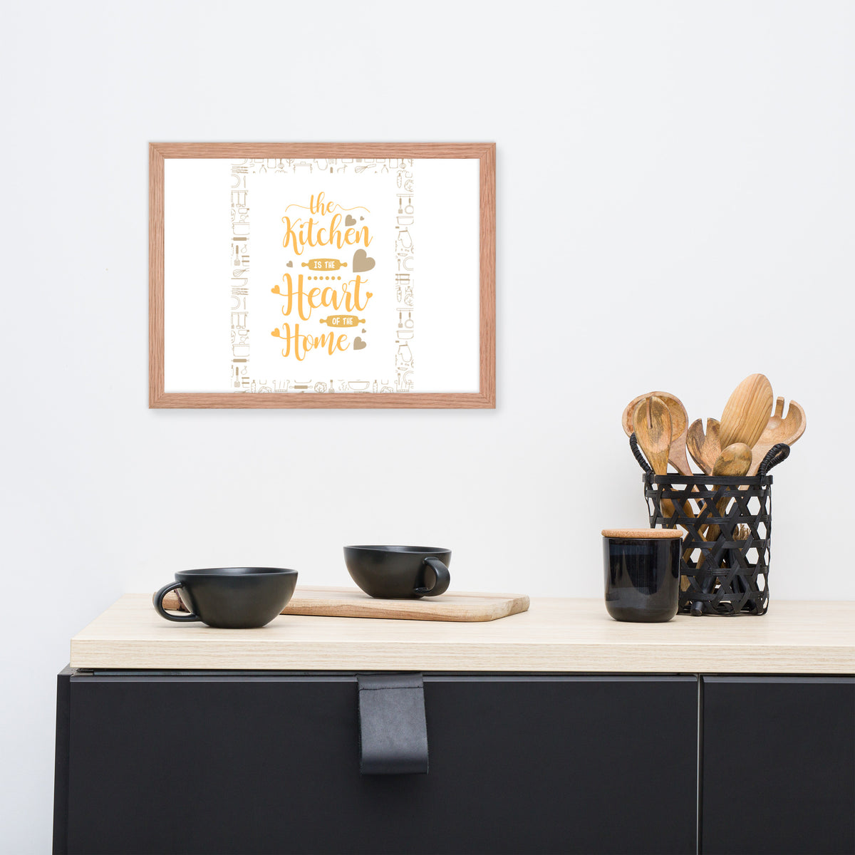 The Kitchen Is The Heart Of The Home poster