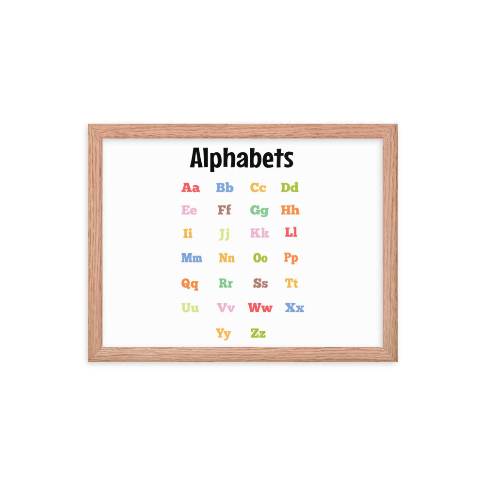 Alphabet poster