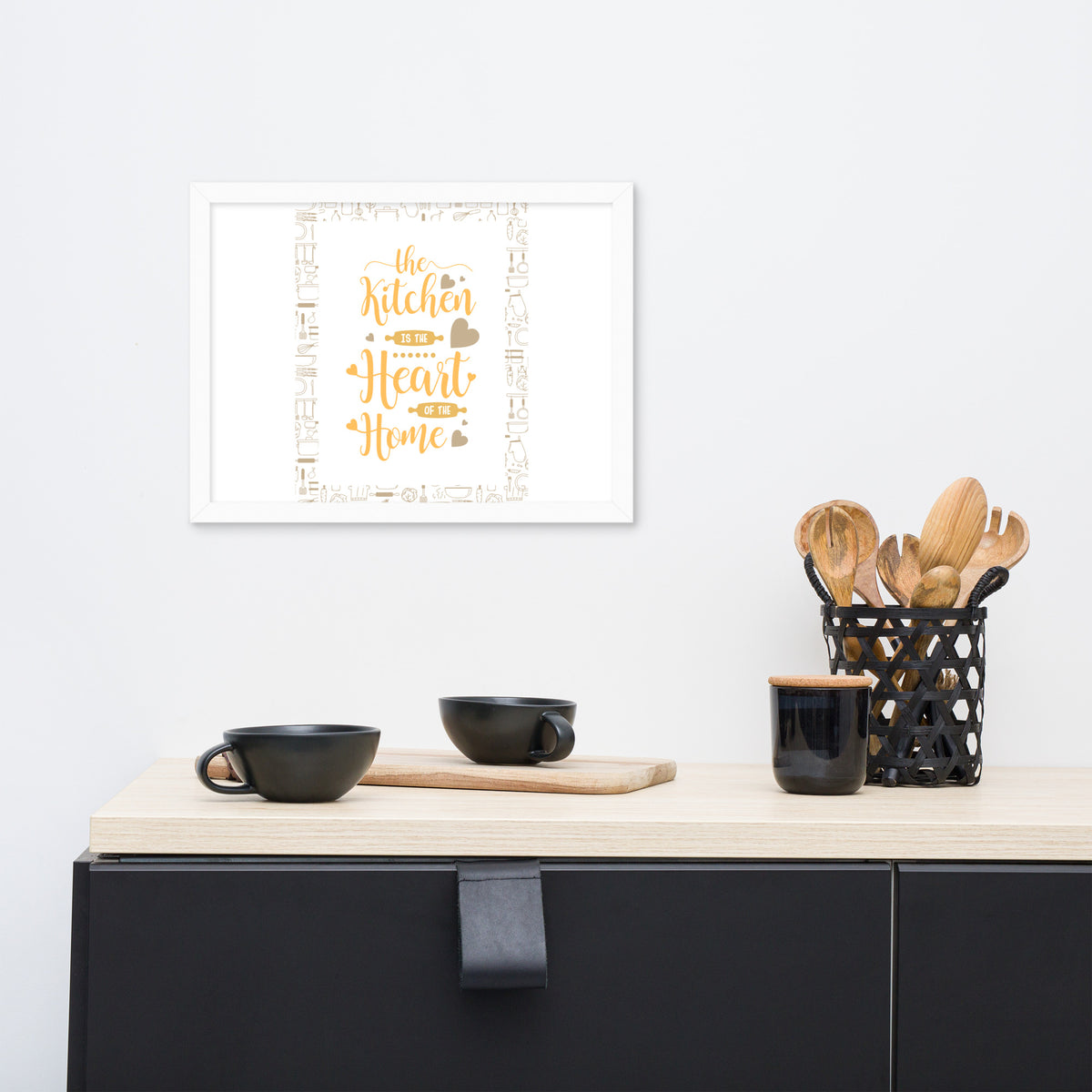 The Kitchen Is The Heart Of The Home poster